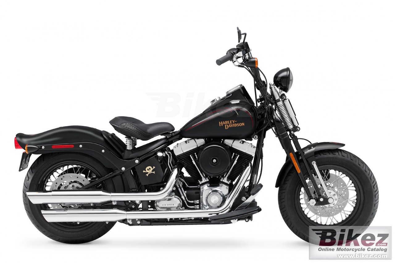 Big Harley-Davidson flstsb softail cross bones picture and wallpaper from Bikez.com